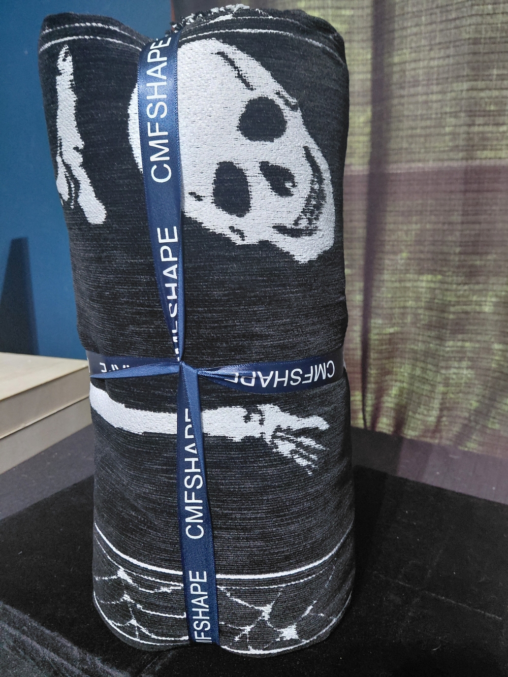 71x102 Halloween Skeleton Couch Cover by CMFShape for Living Room